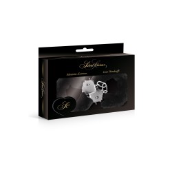 Menottes pour poignets fourrure noire