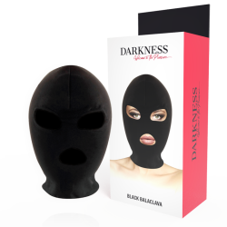 DARKNESS - MASQUE DE SOUMISSION BDSM BOUCHE ET YEUX NOIR