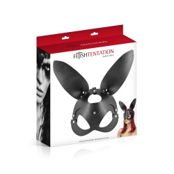 Masque Bunny ajustable aspect cuir