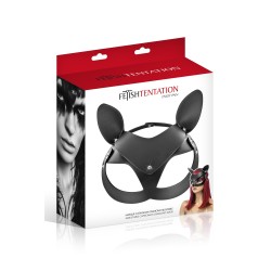 Masque Catwoman ajustable aspect cuir
