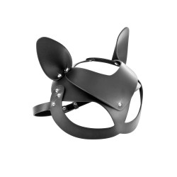 Masque Catwoman ajustable aspect cuir