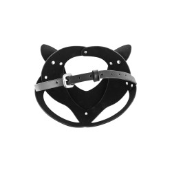 Masque Catwoman ajustable aspect cuir