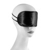 Lot de 2 masques occultants satin noir et rouv-ge