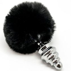 ALIVE - Plug Anal Spiral Métal Fluffy | Design Premium & Sensations Uniques