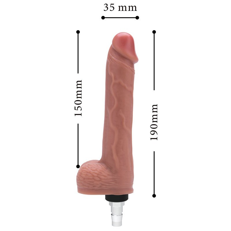 Gode réaliste pour sex machine Fame│15cm Ø 3,5cm Gode réaliste pour sex machine Fame│15cm Ø 3,5cm