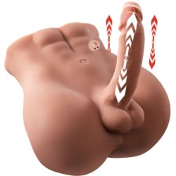 Masturbateur Godemichet  ass réaliste Bertlett vibrant 18 cm