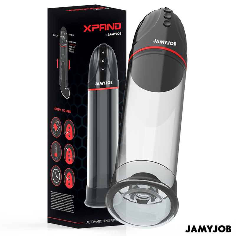 JAMYJOB - POMPE AUTOMATIQUE XPAND 3 NIVEAUX DASPIRATION GRIS