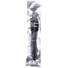 Douche anale silicone noire 27 cm - Système Stopper