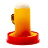 CONDOMERIE - PRÉSERVATIFS FANTAISIE PEINTS À LA MAIN VERRE DE BIÈRE