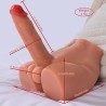 Masturbateur réaliste gode avec fessier Peel dildo ass 17,5 cm