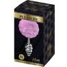 ALIVE - PLUG DE PLAISIR ANAL SPIRAL MÉTAL FLUFFY VIOLET TAILLE M