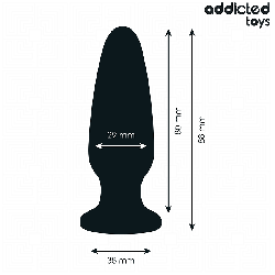 PLUG ANAL AVEC BIJOU TAILLE S 8,8 CM