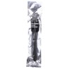 ALL BLACK - DOUCHE ANAL RIDÉE EN SILICONE 27 CM