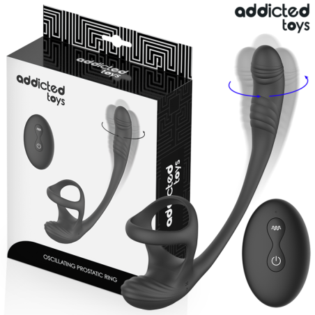 PLUG ANAL AVEC VIBRATION, ONDULATION À 360° ET STIMULATEUR DE TESTICULES