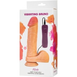 VIBRATEUR PÉNIS RÉALISTE BRUNO 22 CM