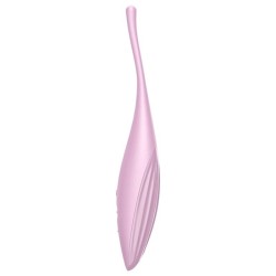 VIBRATEUR POINTE DE CLIT TWIRLING JOY ROSE