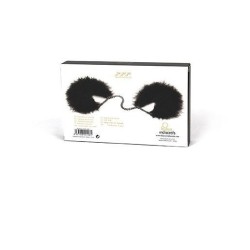 ZA ZA ZU - Menottes Plume Noires - Bijoux BDSM Chic