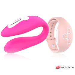 Vibromasseur double technologie Watchme Fuchsia : Rose
