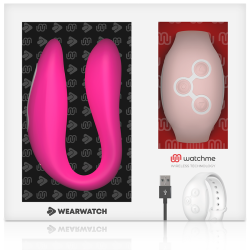 Vibromasseur double technologie Watchme Fuchsia : Rose