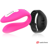 Vibromasseur double technologie Watchme Fuchsia / Azabache
