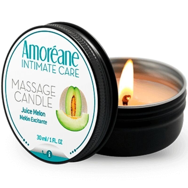 AMOREANE - BOUGIE DE MASSAGE MELON 30 ML AMOREANE - BOUGIE DE MASSAGE MELON 30 ML