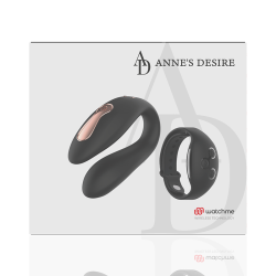 ANNES DESIRE - DUAL PLEASURE TECNOLOG A WATCHME NOIR