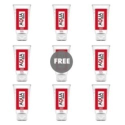 AQUA TRAVEL - LUBRIFIANT À BASE DEAU SAVEUR LOLLIPOP - 50 ML 8+1 OFFERT