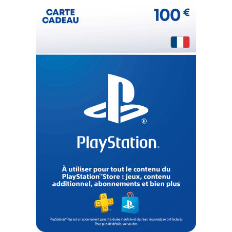 Carte cadeau playstation store