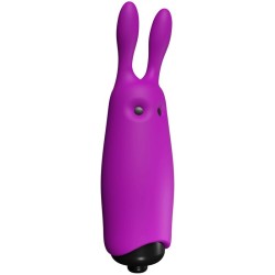 VIBRATEUR LAPIN VIOLET DE POCHE LASTIC