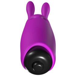VIBRATEUR LAPIN VIOLET DE POCHE LASTIC