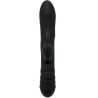 VIBRATEUR TWISTER ET MASSEUR ROTATEUR LAPIN NOIR