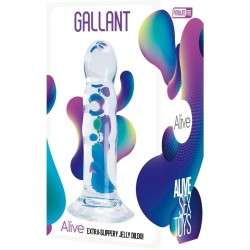 GALLANT PÉNIS RÉALISTE TRANSPARENT 14 CM