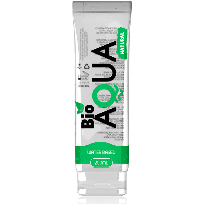 LUBRIFIANT INGRÉDIENTS NATURELS À BASE D'EAU 200 ML