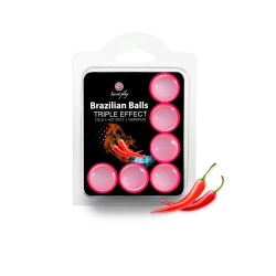 6 boules brésiliennes à triple effet