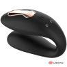 VIBROMASSEUR DUAL PLEASURE TECNOLOG A WATCHME NOIR/OR
