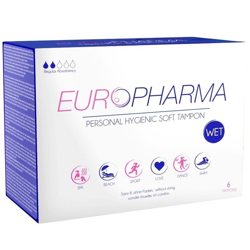 EUROPHARMA - TAMPONS DACTION 6 UNITÉS EUROPHARMA - TAMPONS DACTION 6 UNITÉS