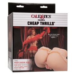 THE PEEP SHOW GIRL DOUBLE MASTURBATEUR RÉALISTE CHAIR