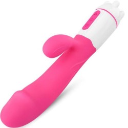 ARMONY - HAPPY VIBRATEUR & STIMULATEUR RECHARGEABLE FUCHSIA