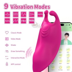 ARMONY - HONEYBEE WEARABLE PANTIES VIBRATEUR G-SPOT FUCHSIA - APPLICATION GRATUITE