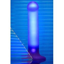 Dildo lumineux violet - Strap-On-Me