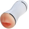 MASTURBATEUR DOUBLE VAGIN ET BOUCHE BLANC