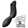 Stimulateur de clitoris à air pulsé Curvy Trinity