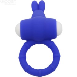 ARMONY - MS BUNNY ANNEAU VIBRATEUR SILICONE BLEU