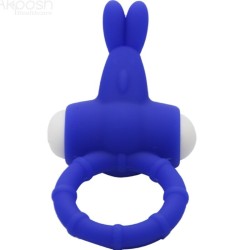 ARMONY - MS BUNNY ANNEAU VIBRATEUR SILICONE BLEU