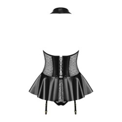 859-COR-1 Guêpière - Noir