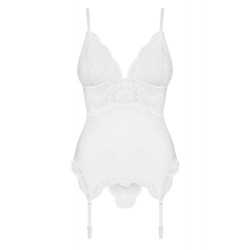 810-COR-2 Guêpière - Blanc