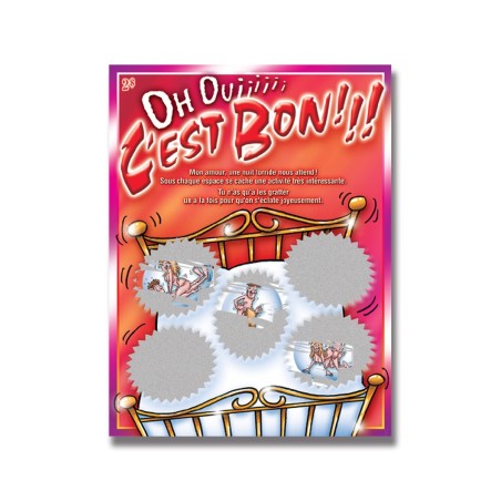 Carte à gratter Oh oui c'est bon