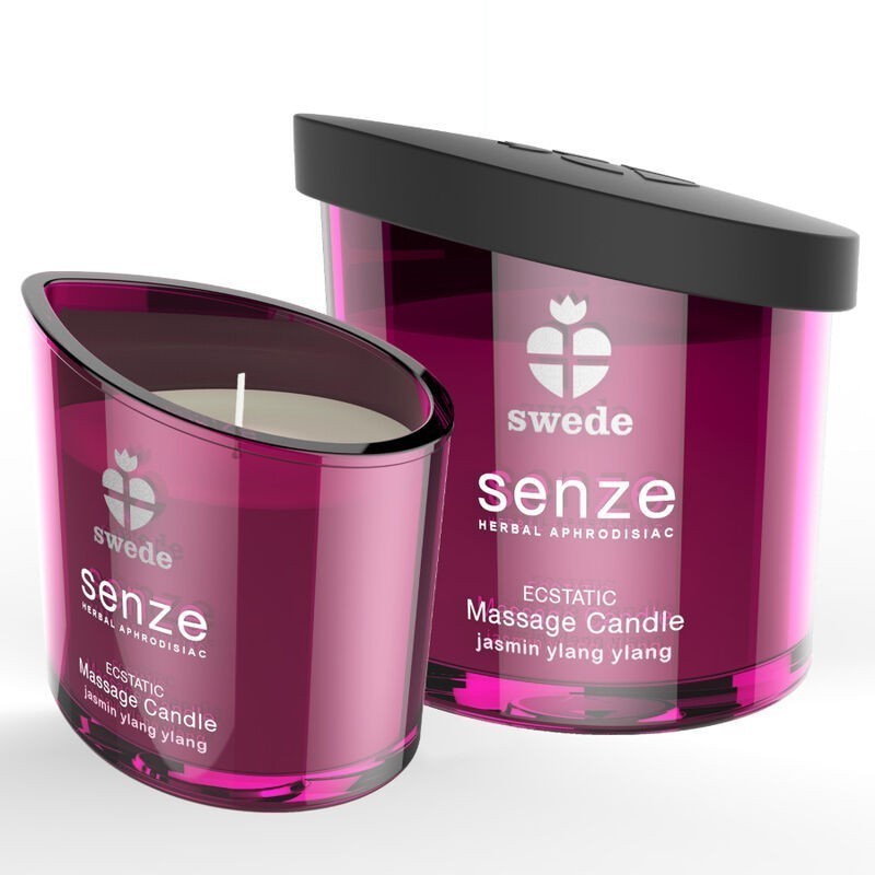 SWEDE - BOUGIE DE MASSAGE EXSTATIQUE SENZE - JASMIN, YLANG YLANG SWEDE - BOUGIE DE MASSAGE EXSTATIQUE SENZE - JASMIN, YLANG YLANG