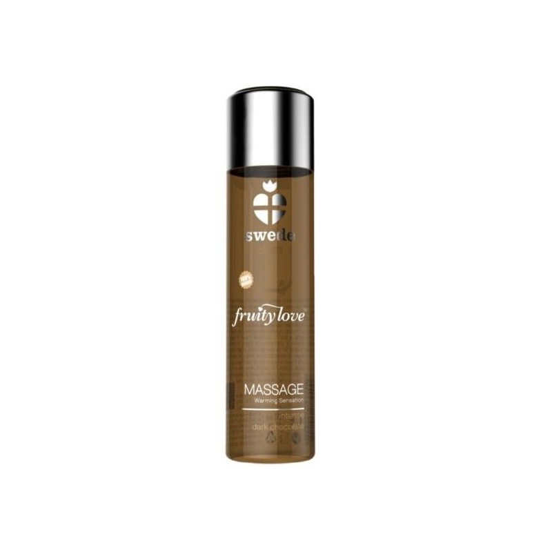 SWEDE - FRUITY LOVE EFFET CHAUFFANT HUILE DE MASSAGE CHOCOLAT NOIR INTENSE 60 ML SWEDE - FRUITY LOVE EFFET CHAUFFANT HUILE DE MASSAGE CHOCOLAT NOIR INTENSE 60 ML