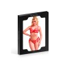 Ensemble lingerie rouge à cœur - 2 pièces